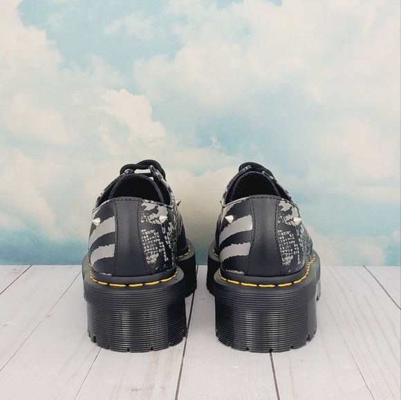 Bnwob!! Dr. Martens 1461 Animal Clash Platform Shoes - Picture 6 of 14